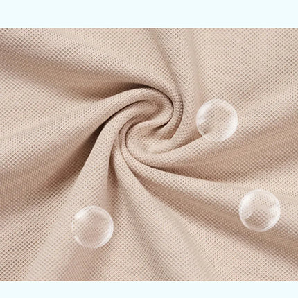 Men's fashionable summer POLO ice silk quick-drying T-shirt short-sleeved solid color loose fit business collar