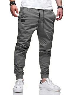 2025New Men's Casual Sports Pants Sweatpants Male Jogger Cargo Harem Pencil Pants Trousers Multi-pocket Sweatwear