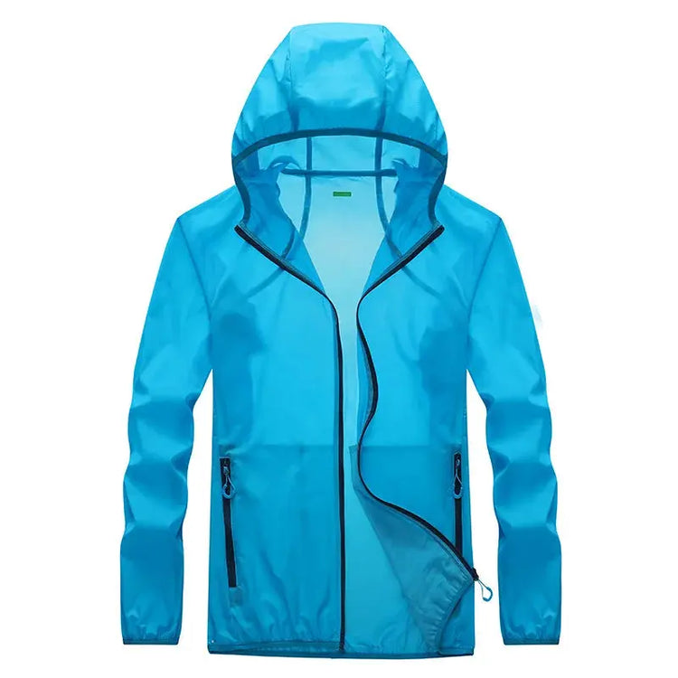 Golf Raincoat Rain Jacket Waterproof Lightweight Quick-Dry UV Sun Protection Breathable Outdoor Sports Men Women Golfing Apparel PlatiNum