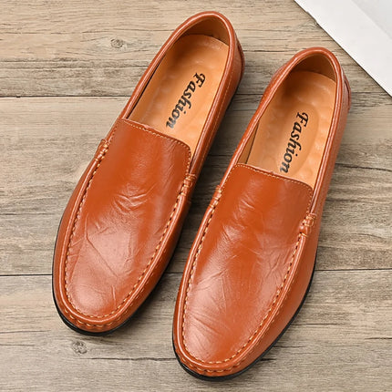 Scarpe Casual da Uomo in Pelle PU, Nuovi Arrivi, Mocassini Leggeri e Comodi, Scarpe da Guida e da Cerimonia, Slip-On