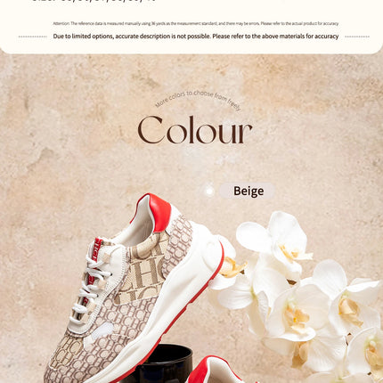 Women's Vulcanized Shoes 2026 New Beige Walking Shoes Women's Outdoor Sports Shoes