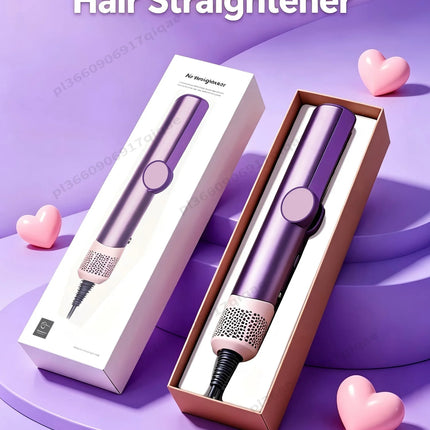 Local Ship SenCiciMen 2 IN 1 High Quality Hair Straightener Negative Ion Hair-care Wet/Dry Straightening Hot Styling Tools Intelligent Temperature Control No heat Damage Hair dryer Lock in Moisture & Shine Hair Straighteners