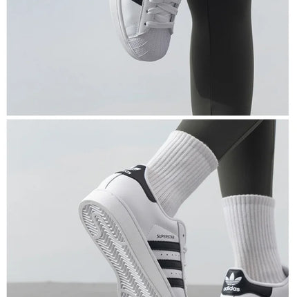 Adidas Trefoil Classic Superstar II, Sneakers Sportive Unisex Retrò con Punta a Conchiglia Trendy IH8659