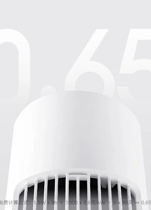 Ventilatore a Torre MIJIA Smart DC a Frequenza Variabile 2a Generazione, 150 °   Ventilatori oscillanti da terra per ambienti, 4 velocità, 3 modalità, versione CN con adattatore