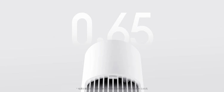 Ventilatore a Torre MIJIA Smart DC a Frequenza Variabile 2a Generazione, 150 °   Ventilatori oscillanti da terra per ambienti, 4 velocità, 3 modalità, versione CN con adattatore