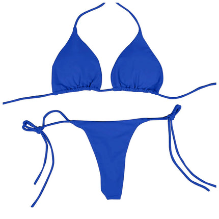 Costume da Bagno Estivo da Donna, Set Bikini Sexy con Reggiseno Imbottito Push-up e Perizoma, Due Pezzi, Abbigliamento da Spiaggia, Costume da Bagno Femminile Sexy platinumshop