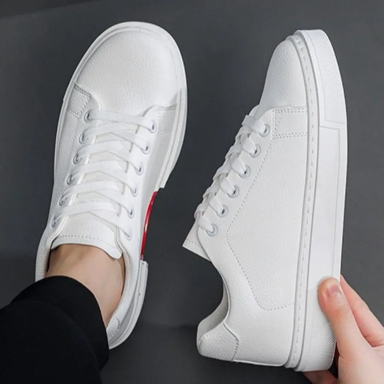 Fashion Men's Sneakers High Quality Leather Casual Shoes Luxury Business Office Shoes Trendy Skateboard Shoes Zapatillas Hombre
