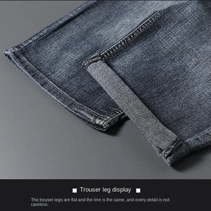 Jorts in denim slim da uomo stile classico da uomo Estate New Business Fashion Thin Stretch Short Casual jorts da uomo