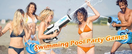 Pistole ad Acqua Elettriche per Adulti, Potenti Spruzzi Automatici, Pistole ad Acqua con Serbatoio, Giocattolo Estivo per Bambini e Ragazzi
