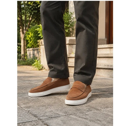 Mocassini classici da uomo, scarpe casual traspiranti senza lacci, scarpe da uomo di design, comode scarpe da guida antiscivolo, mocassini da uomo