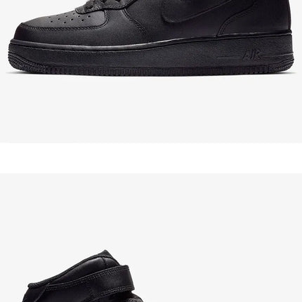 Nike Authentic Current Season Women's AF1 Air Force 1 Mid-Top Sports Casual Sneakers CW2289-001