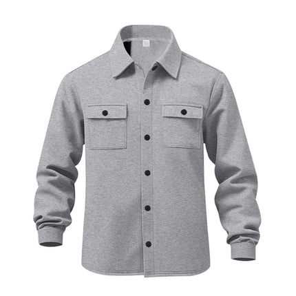Outdoor Tactical Hunting Jacket for Men, American Heavy Heavy Men's Overalls, lined with Sports Pants, Shirt, 2 Sets PlatiNum