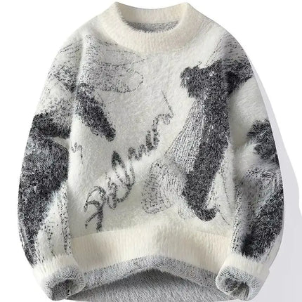 2026 Winter Sweaters for male men thick O-neck sweater men Student youth sweaters autumn Men's wool Casual Knitwear Pullover