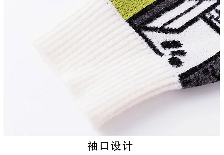 Men's wool pullovers 2025 men winter korean style grid pattern warm Sweaters O-neck men sweaters autumn men size M-3XL