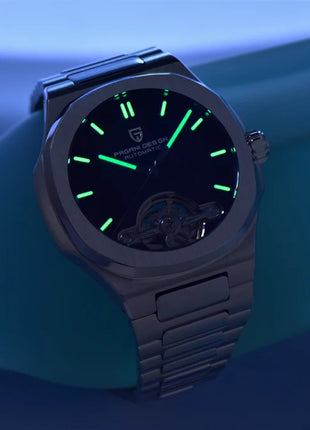 Nuovo Orologio da Uomo PAGANI DESIGN 2026 con Tourbillon Scheletrato, Orologio Automatico di Lusso di Alta Gamma per Uomo, Elegante Orologio da Polso Meccanico Sportivo
