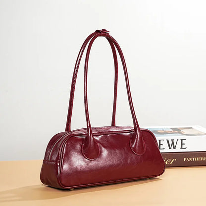 YANATARI underarm cowhide Genuine leather handbags women vintage shoulder bag female korean luxury bag high quality 2025