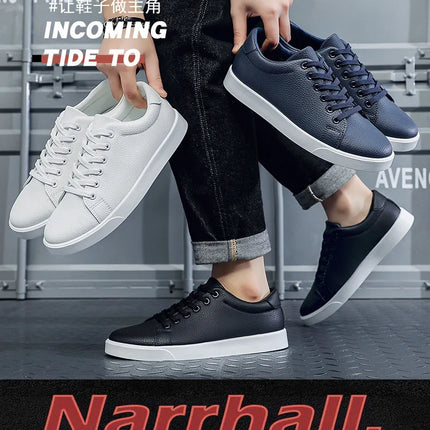 2026 New Fashion Mens Casual Shoes Genuine Leather Designer Lace-up Sneakers High Quality Outdoor walking Mocassin Footwear