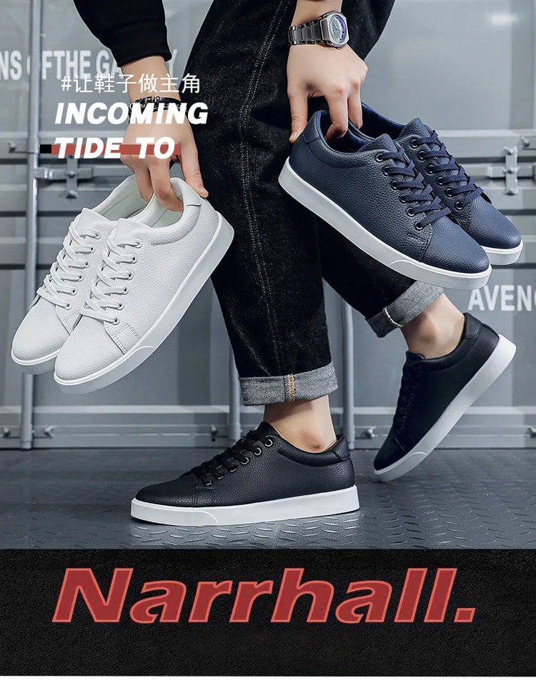 2026 New Fashion Mens Casual Shoes Genuine Leather Designer Lace-up Sneakers High Quality Outdoor walking Mocassin Footwear