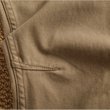 Autumn And Winter New American Retro 100% Cotton Multi-pocketed Washed Old Straight Casual Pants Loose Fashion Cargo Trousers