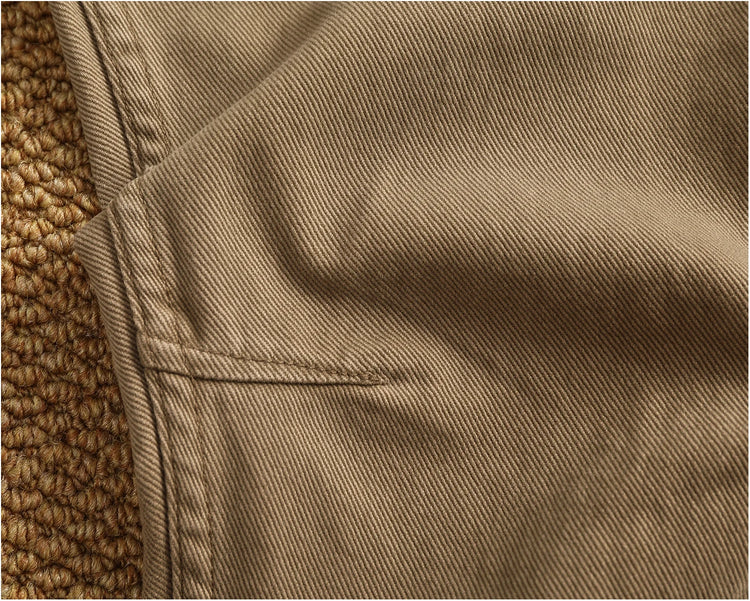 Autumn And Winter New American Retro 100% Cotton Multi-pocketed Washed Old Straight Casual Pants Loose Fashion Cargo Trousers