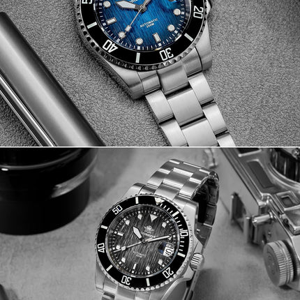 ADDIESDIVE Watch for Men Sapphire AR Coated Automatic Wristwatch 200m Waterproof  Super Luminous 8215 Mechanical Watches New