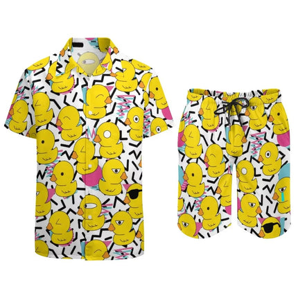 Set da uomo Magic Mushroom 80S 90S Stampa 3D Camicia hawaiana Set Camicia moda casual da donna da uomo + Pantaloncini 2 pezzi Set completo da spiaggia platinumshop