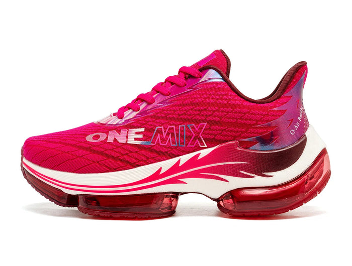 Scarpe da corsa da uomo ONEMIX rimbalzo ammortizzante scarpe sportive da corsa all'aperto traspiranti scarpe da ginnastica da uomo con aumento dell'altezza 6-7cm PlatiNum