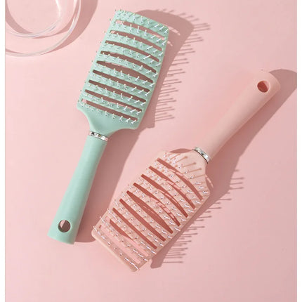 1pc anti-static massage brush  women's hair and scalp massage comb - straight hair professional tool Special for real hair wigs