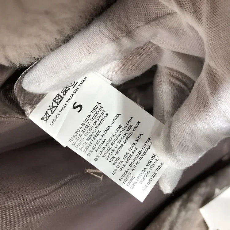 Max Teddy Coat 62% Alpaca 26% Wool 12% Silk Coat Winter Thicken Women's Coat