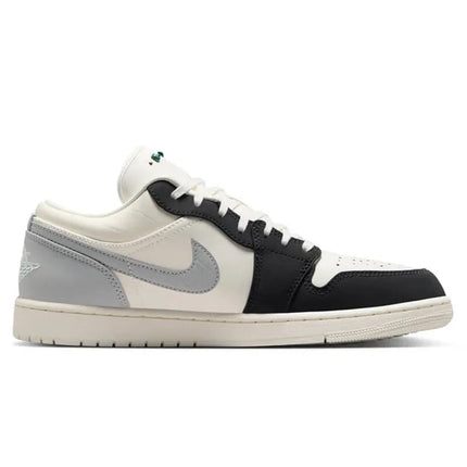 Scarpe da basket Nike Air Jordan 1 Low unisex, ammortizzate, antiscivolo, resistenti e dal design classico IO2242-101 platinumshop