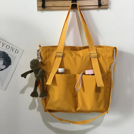 Waterproof Oxford Large Capacity Women Handbag Shoulder Bag Female Crossbody Bags for Women Casual Tote Bag PlatiNum