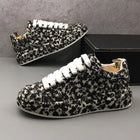 New Men Shoes Outdoor Casual Sneakers Rhinestone Board Shoes Men Fashion Deerskin Sports Large Size Shoes Men Zapatillas Hombre