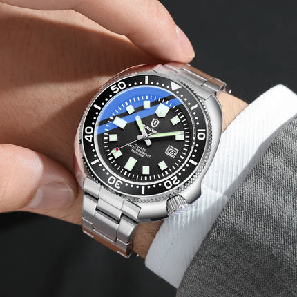 QINGXIYA Orologi al quarzo da uomo di lusso delle migliori marche Cinturino in acciaio inossidabile di alta qualità Orologio sportivo di moda con data luminosa impermeabile platinumshop