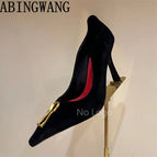 black suede 10 cm / 41