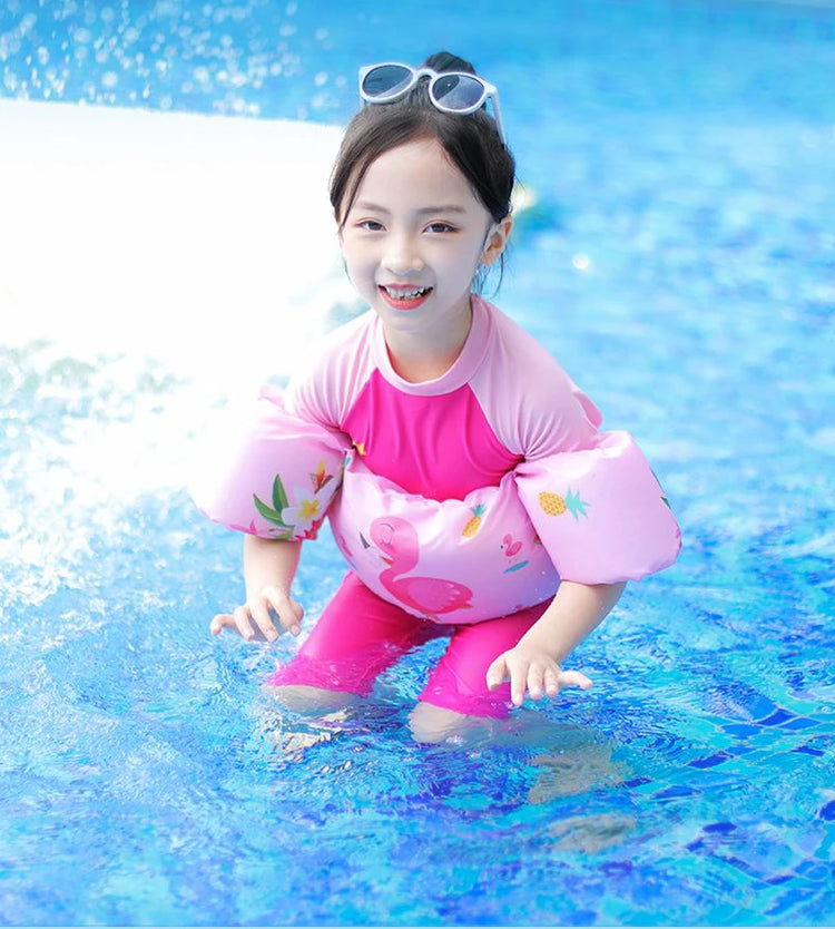 2-6Y Gilet da bagno per bambini Braccio galleggiante Cerchio Swim Trainer Gilet da nuoto per bambini
