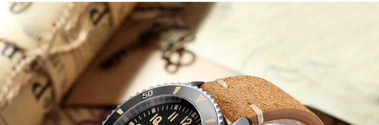 ADDIESDIVE Luxury Men's Watch MY-H9 Sapphire Crystal Ceramic Bezel 200m Waterproof Retro Luminous Diving Mechanical Wristwatch