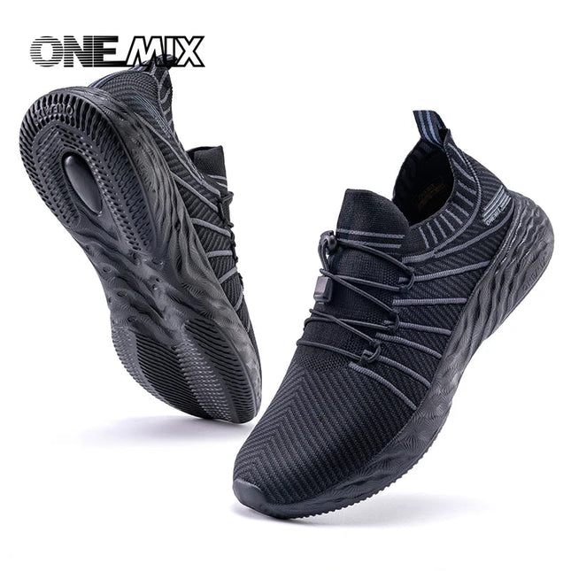 ONEMIX Scarpe da corsa impermeabili per uomo Scarpe da ginnastica da allenamento leggere e traspiranti da donna Scarpe sportive slip-on da trekking all'aperto platinumshop