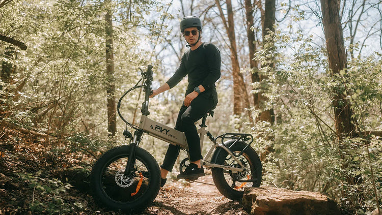 [EU DIRECT] Bicicletta Elettrica Pieghevole PVY Z20 PLUS, Pneumatici Fat da 20*4.0 Pollici con Tripla Sospensione Ammortizzata, Coppia 100N.m, Batteria 48V 16.5Ah - Grigio