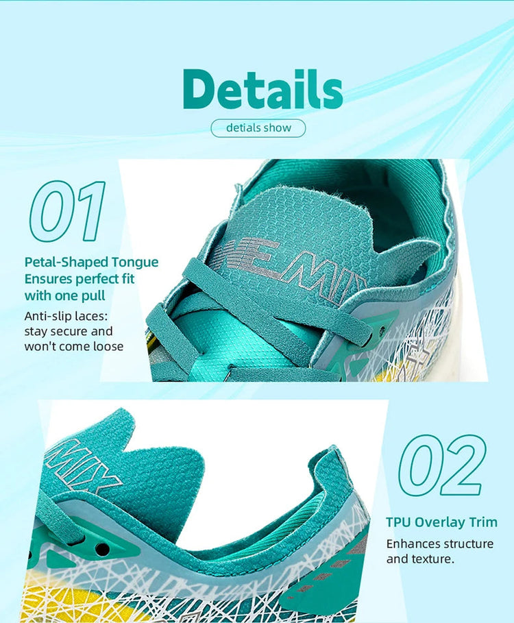 Scarpe da Corsa ONEMIX per Uomo con Piastra in Carbonio, Assorbimento degli Urti, Tecnologia Ultra-Leggera e Reattiva, Sneakers per Sport all'Aperto PlatiNum