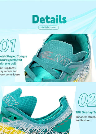ONEMIX Marathon Scarpe da corsa con piastra in carbonio Assorbimento degli urti Scarpe sportive ultraleggere Tecnologia di rimbalzo Sneakers da uomo all'aperto PlatiNum
