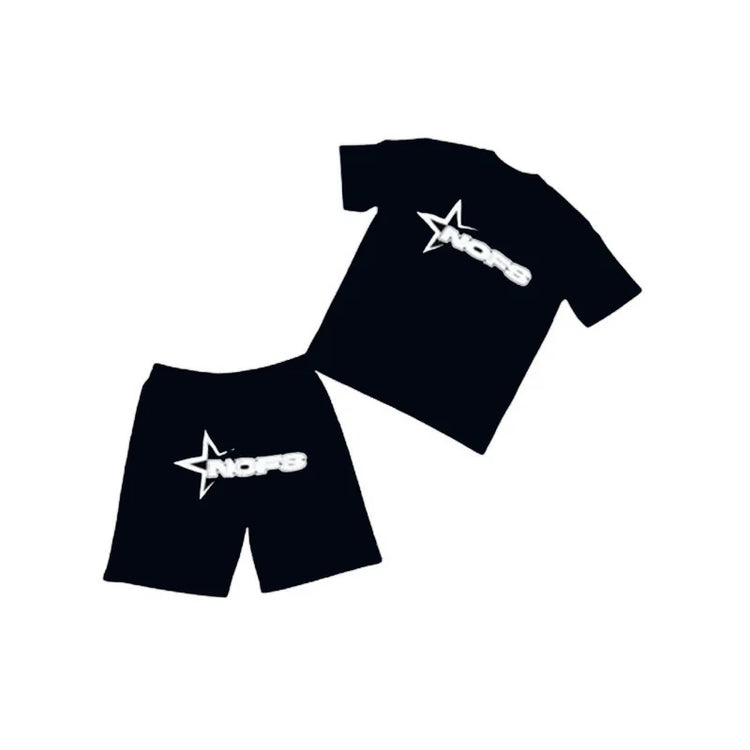 Y2K t-shirt Short Kpop Street Fashion Print Unisex manica corta top Casual pantaloncini larghi con coulisse pantalone donna uomo abbigliamento Tees