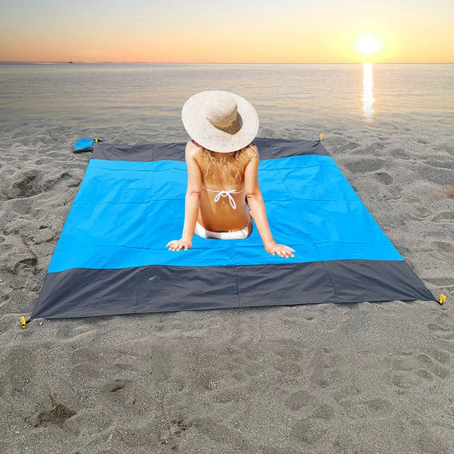 2022 Oversized Beach Towel Sandproof Mat Windproof Waterproof Picnic Blankets