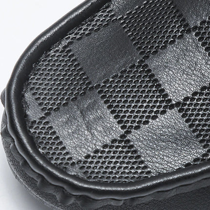 Scarpe casual da uomo con la nuova copertura piatta antiscivolo dal design a quadretti in stile britannico sono adatte per scarpe da ginnastica da uomo pigre