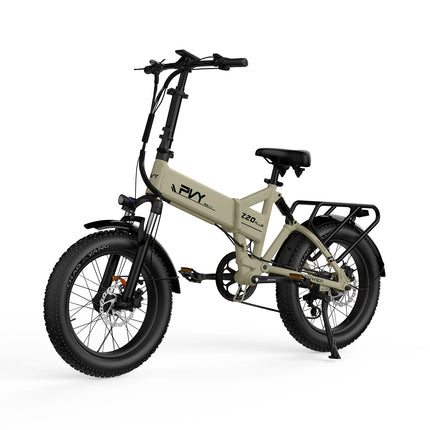 Bicicletta elettrica pieghevole PVY Z20 PLUS, pneumatici fat da 20*4.0 pollici con triplo ammortizzatore, coppia di 100 N.m, batteria da 48V 16.5Ah