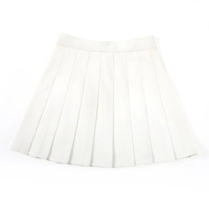 Senza pantaloncini Gonne da donna Vita alta A-Line Gonna a pieghe da donna Moda estiva Donna Mini Harajuku Ladies Short