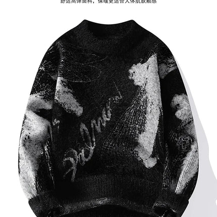 2026 Winter Sweaters for male men thick O-neck sweater men Student youth sweaters autumn Men's wool Casual Knitwear Pullover