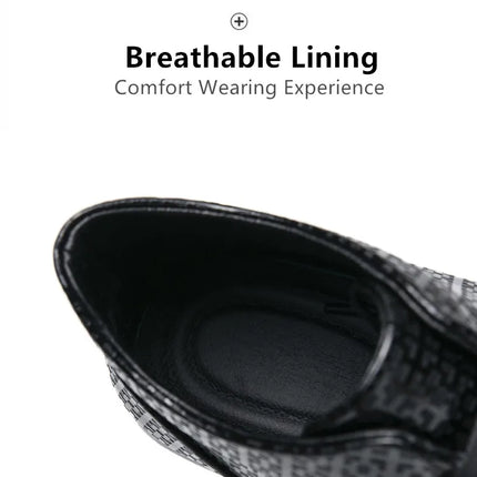 High-Quality Men Skateboard Shoes 2025 Fashion Large Size 46 Men's Leather Casual Shoes High Top Print Designer Luxury Shoes Man
