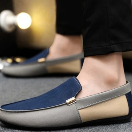 Scarpe casual da uomo primavera estate alla moda, traspiranti, slip-on, da guida, taglie grandi