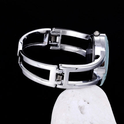 Orologi da donna Bracciale Relogio Feminino Orologio da polso al quarzo moda Orologio da polso da donna in acciaio inossidabile con cristallo Bayan Kol Sat platinumshop