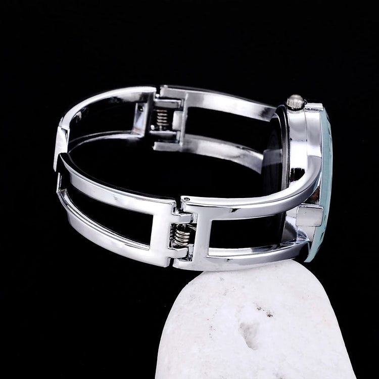 Orologi da donna Bracciale Relogio Feminino Orologio da polso al quarzo moda Orologio da polso da donna in acciaio inossidabile con cristallo Bayan Kol Sat platinumshop